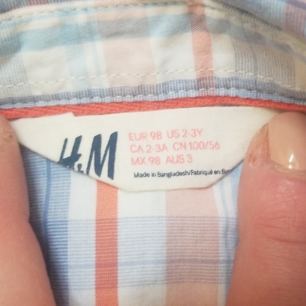 2-3Y H&M SS button down - Picture 4 of 4